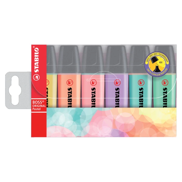 Stabilo Boss Pastel 6-Pack