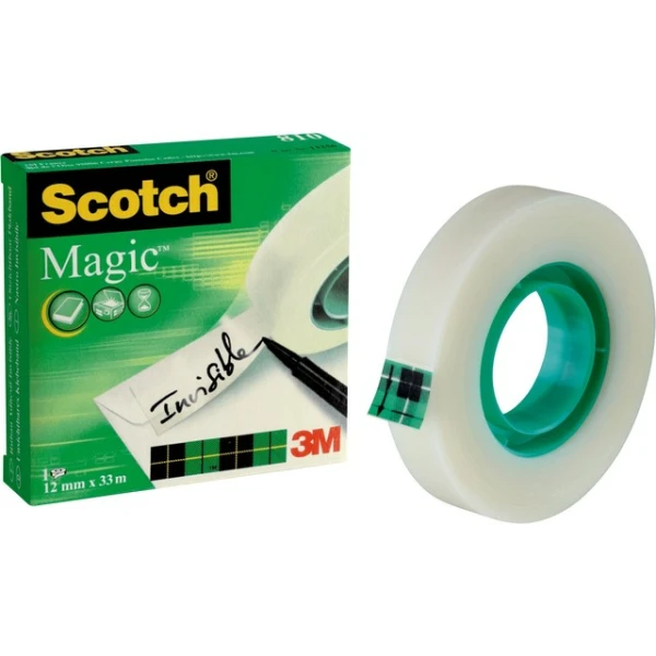Plakband Scotch Magic 810 19mmx33m onzichtbaar mat