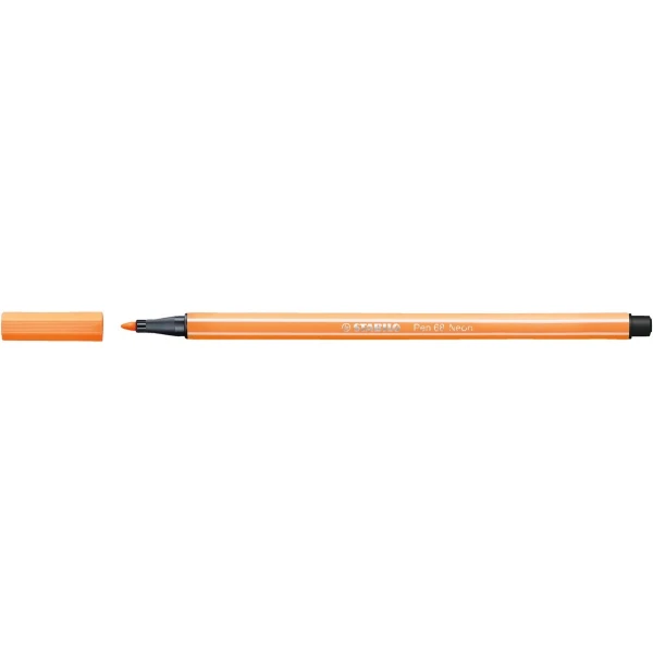 Stabilo Viltstift Point 68 neon oranje