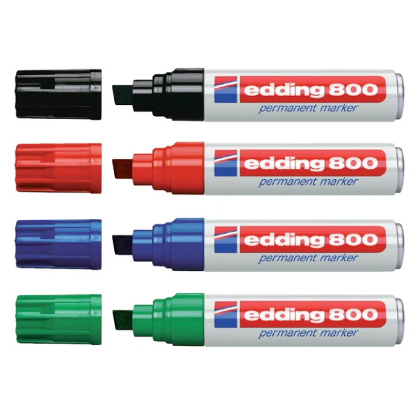 Viltstift edding 800 schuin rood 4-12mm - Afbeelding 2