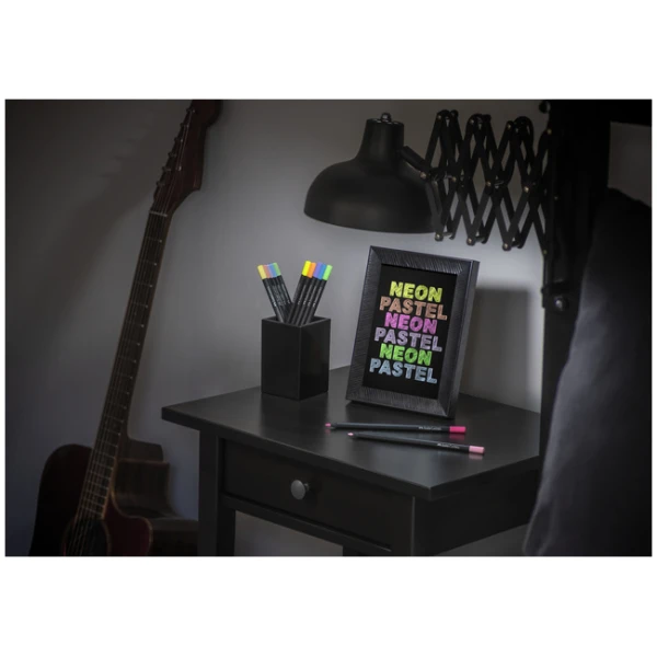 Kleurpotloden Faber-Castell Black Edition Neon + Pastel 12st. - Afbeelding 5