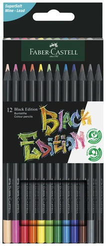 Kleurpotloden Faber-Castell Black Edition 12st.