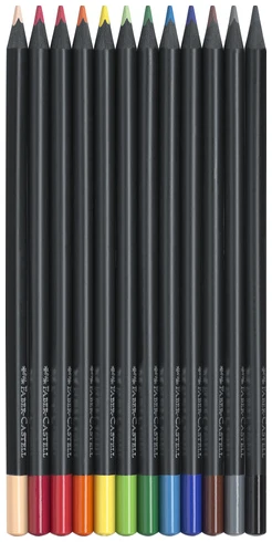 Kleurpotloden Faber-Castell Black Edition 12st. - Afbeelding 2