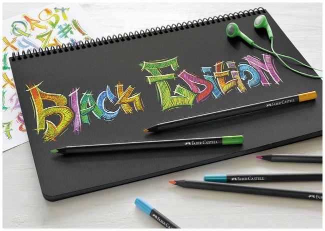 Kleurpotloden Faber-Castell Black Edition 12st. - Afbeelding 4