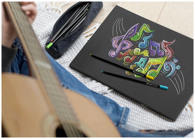 Kleurpotloden Faber-Castell Black Edition 12st. - Afbeelding 6