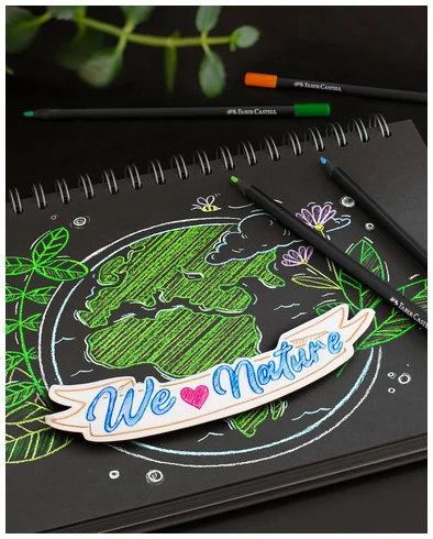 Kleurpotloden Faber-Castell Black Edition 12st. - Afbeelding 7