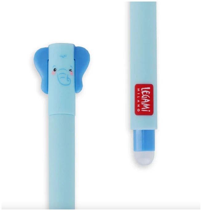 Legami Erasable Pen Olifant (Blauwe Inkt) - Afbeelding 2