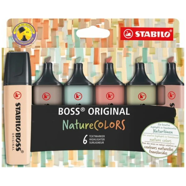 Stabilo Boss NatureColors 6-Pack