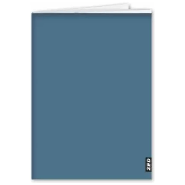 Schrift ZED A4 Ruit - Blauw