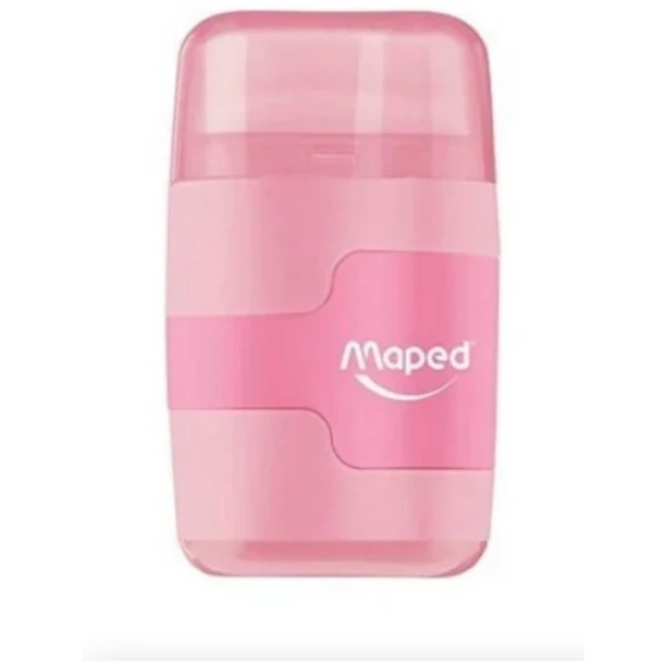 Gum & Puntenslijper Maped Pastel - Roze