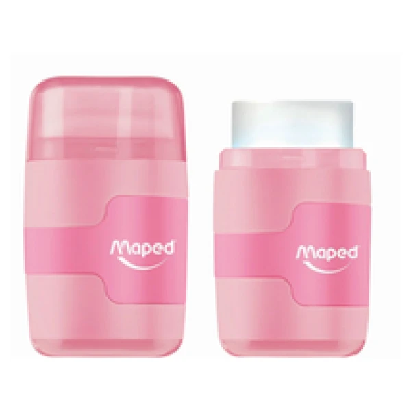 Gum & Puntenslijper Maped Pastel - Roze - Afbeelding 2