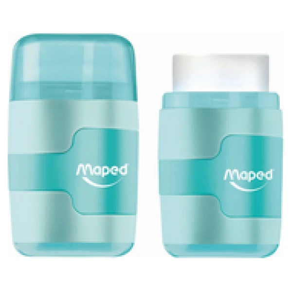 Gum & Puntenslijper Maped Pastel - Blauw - Afbeelding 2