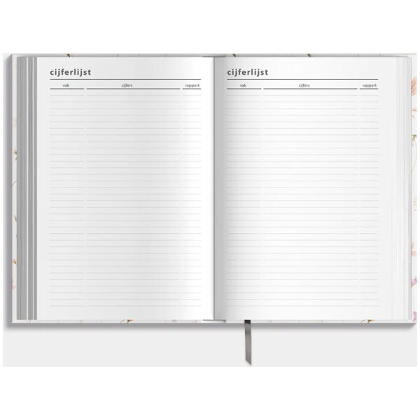 Luxe Schoolagenda De Hobbit 25-26 +A5 Aquarel Bloemetjes - Afbeelding 4