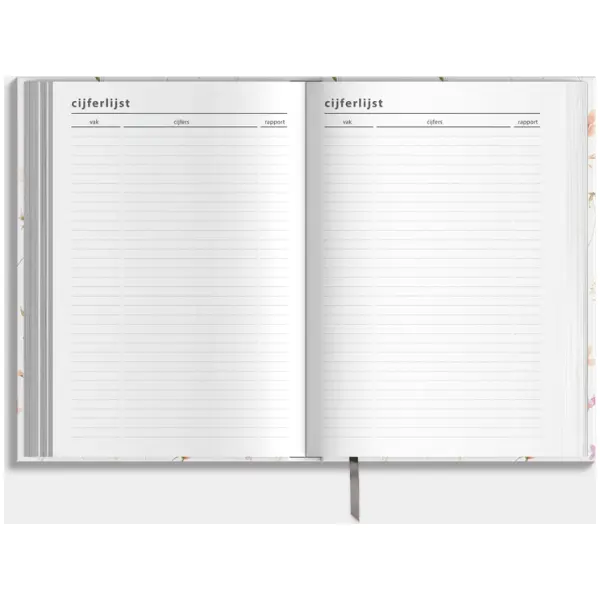 Luxe Schoolagenda De Hobbit 25-26 +A5 Aquarel Bloemetjes - Afbeelding 4