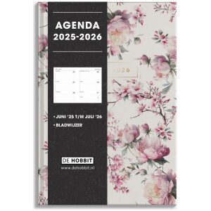 Luxe Schoolagenda De Hobbit 25-26 +A5 Kersenbloesem