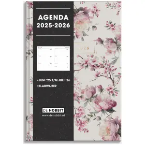 Luxe Schoolagenda De Hobbit 25-26 +A5 Kersenbloesem