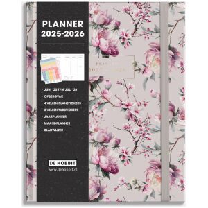 Luxe Weekplanner De Hobbit 25-26 A5+ Kersenbloesem