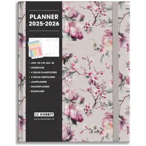 Luxe Weekplanner De Hobbit 25-26 A5+ Kersenbloesem