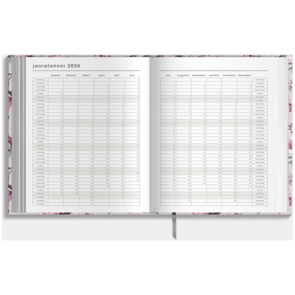 Luxe Weekplanner De Hobbit 25-26 A5+ Kersenbloesem - Afbeelding 5