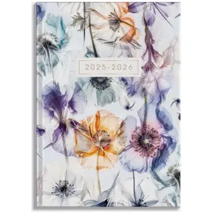 Mini Agenda De Hobbit 25-26 A7 Waterverf Bloemen