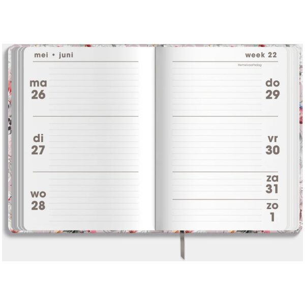 Soft Pocket Agenda De Hobbit 25-26 A6 Bloemen - Afbeelding 3