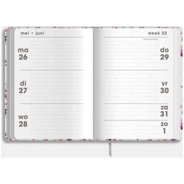 Soft Pocket Agenda De Hobbit 25-26 A6 Kersenbloem - Afbeelding 3