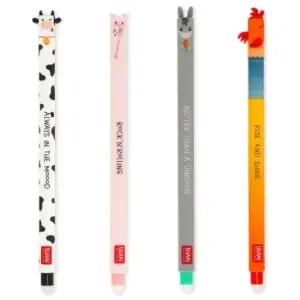 Legami Erasable Pen 'Farm Sweet Farm' set