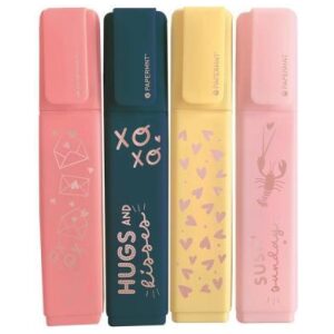 Fluostift Sushi Sunday Markers roze/blauw - 4 stuks