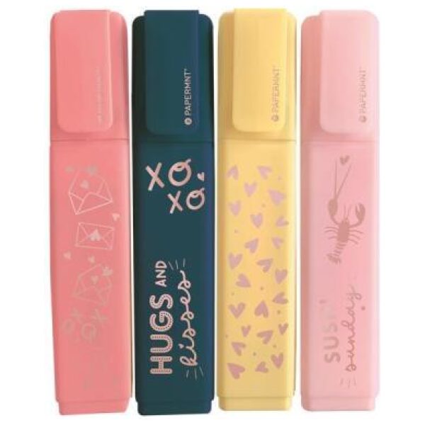 Fluostift Sushi Sunday Markers roze/blauw - 4 stuks