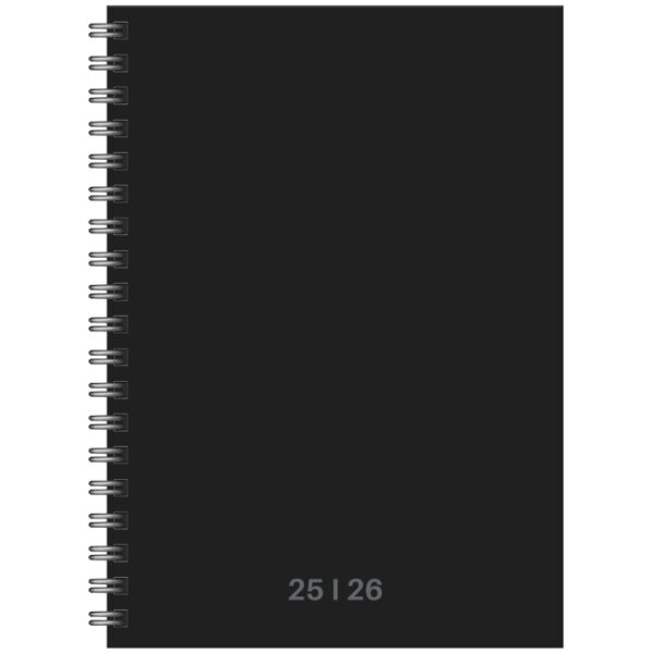 Schoolagenda Studie 25-26 Spiraal A5 Zwart