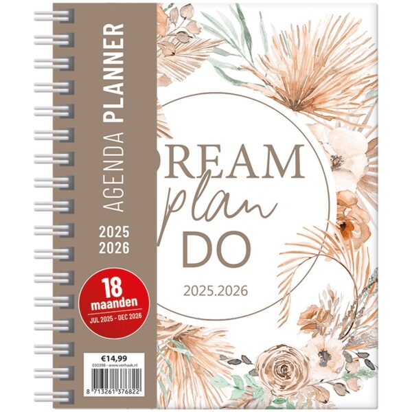 Verhaak Soho 18 Maanden Agenda Planner 25-26 A5 Spiraal Bloom