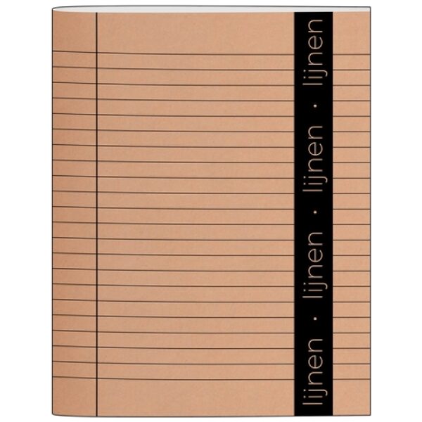 Schrift A5 Lijn 10-Pack Bruin