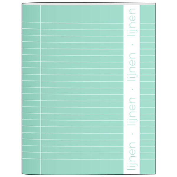 Schrift A5 Lijn 10-Pack Pastel - Paars-Rood-Blauw - Afbeelding 4