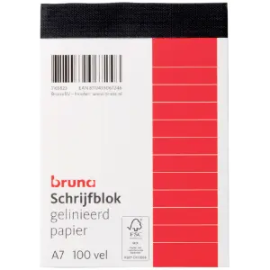 Bruna Schrijfblok A7