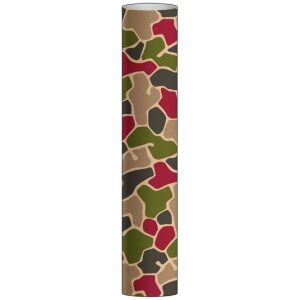 Kaftpapier Rood-Groen Camouflage