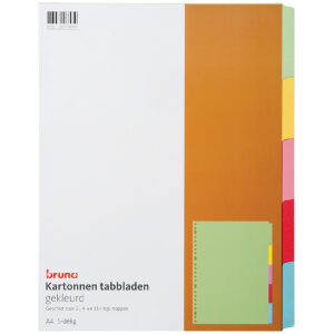 Kartonnen Tabbladen - Gekleurd