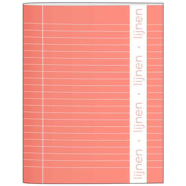 Schrift A5 Lijn 10-Pack Pastel - Paars-Rood-Blauw - Afbeelding 3