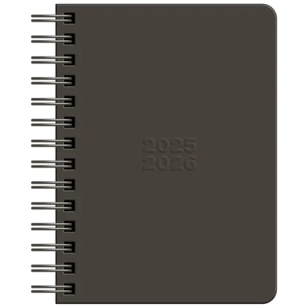 Schoolagenda Studie 25-26 Spiraal Graphic Zwart