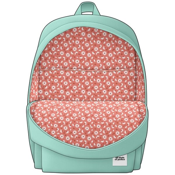 Rugtas met Laptopvak Basics Pastel Groen - Afbeelding 2