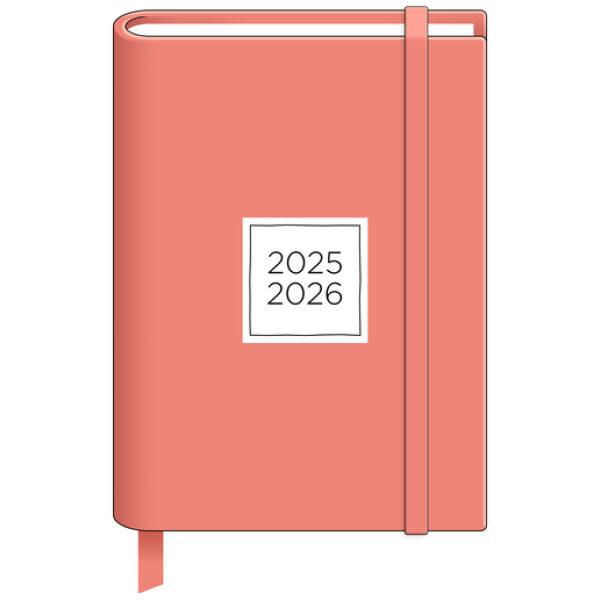 Schoolagenda Studie 25-26 Studie Trend A6 Oranje