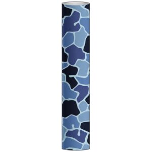 Kaftpapier Blauw Camouflage