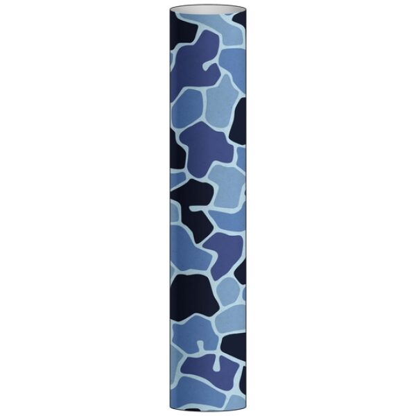 Kaftpapier Blauw Camouflage