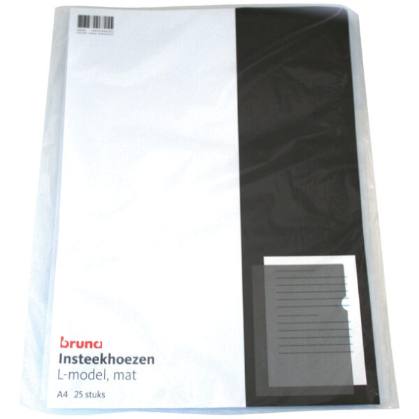 Plastic Insteekhoezen - L-model - Mat - 25 stuks