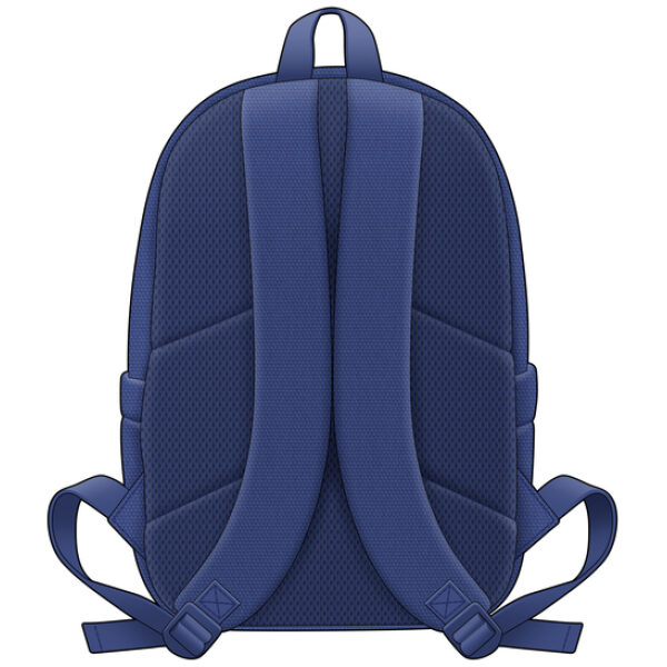 Rugtas met Laptopvak Basics Donkerblauw - Afbeelding 3