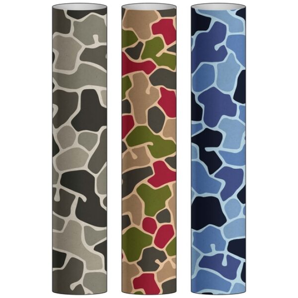Kaftpapier Blauw Camouflage - Afbeelding 2