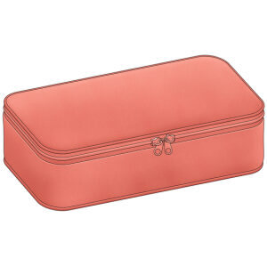 Etui Ovaal Rood