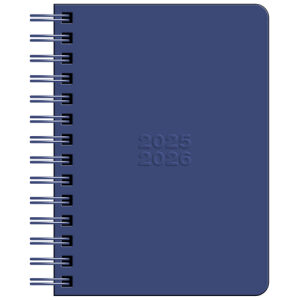 Schoolagenda Studie 25-26 Spiraal Graphic Blauw