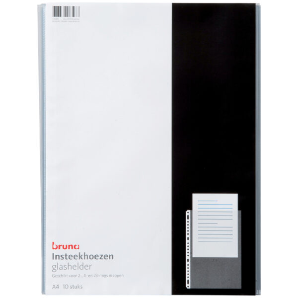Plastic Insteekhoezen - Glashelder - 10 stuks