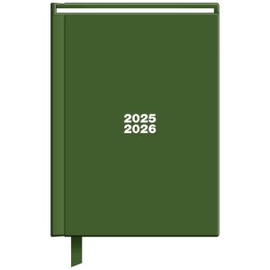 Schoolagenda Studie 25-26 Studie Gebonden Graphic Groen