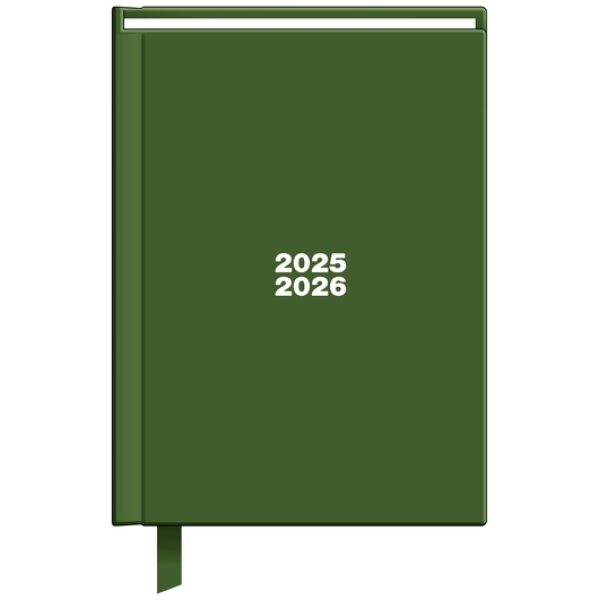 Schoolagenda Studie 25-26 Studie Gebonden Graphic Groen